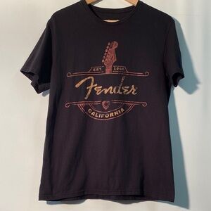 Fender Black Tee with Graphic